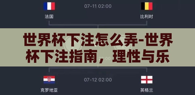 世界杯下注怎么弄-世界杯下注指南，理性与乐趣并存的观赛体验，理性与乐趣并存的观赛体验，世界杯下注指南