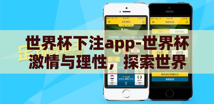 世界杯下注软件-世界杯激情与理性并存的投注新纪元，探索世界杯下注软件的创新与挑战，世界杯下注软件，激情与理性并存的投注新纪元