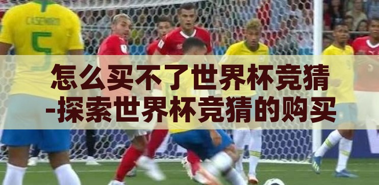 怎么买不了世界杯竞猜-探索世界杯竞猜的购买难题，为何有时买不了？世界杯竞猜购买难题，为何有时无法参与竞猜？