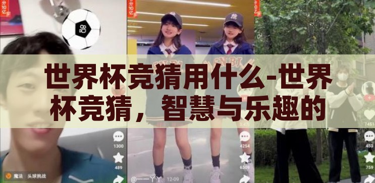世界杯竞猜用什么-世界杯竞猜，智慧与乐趣的碰撞，智慧与乐趣的碰撞，揭秘世界杯竞猜的魅力
