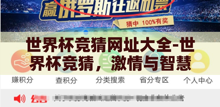 竞猜世界杯结果预测-竞猜世界杯，激情与智慧的碰撞，竞猜世界杯，激情与智慧的碰撞，预测结果大挑战